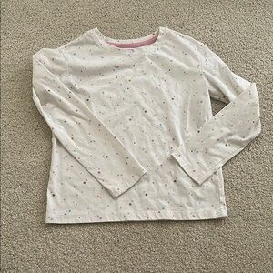 CAT & JACK Colorful Polka Dot Long Sleeve Shirt girls size 8